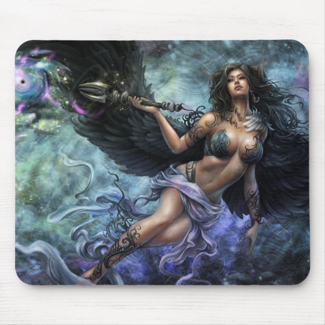 Azmodeus mörk ängel "Wynter", Mousepad Musmatta (Framsidan)