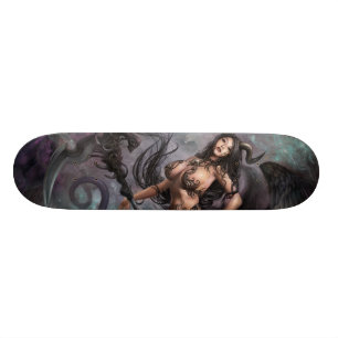 Azmodeus mörk änglar "Helchen", Skateboard Bräda 19,5 Cm