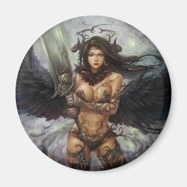 Azmous Mörk Angel "Sunilda", Magnet (Framsidan)