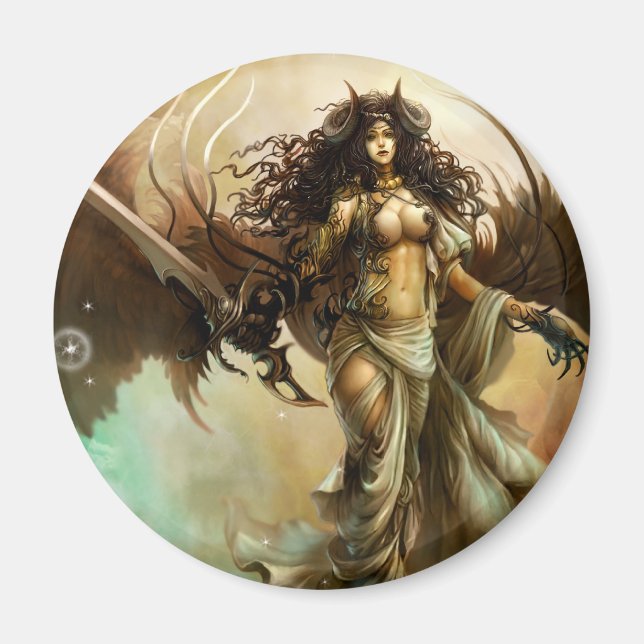 Azmous Mörk Änglar, Magnet (Framsidan)