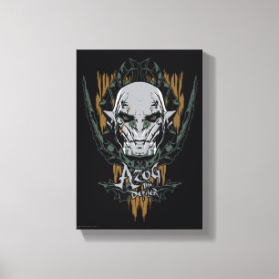 Azog defileren canvastryck