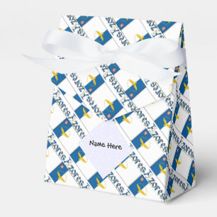 Azorerna Azorisk Flagga Klinkad Personlig Presentaskar