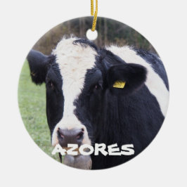 Azorerna Cow Whale jul Ornament