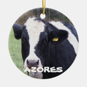 Azorerna Cow Whale jul Ornament