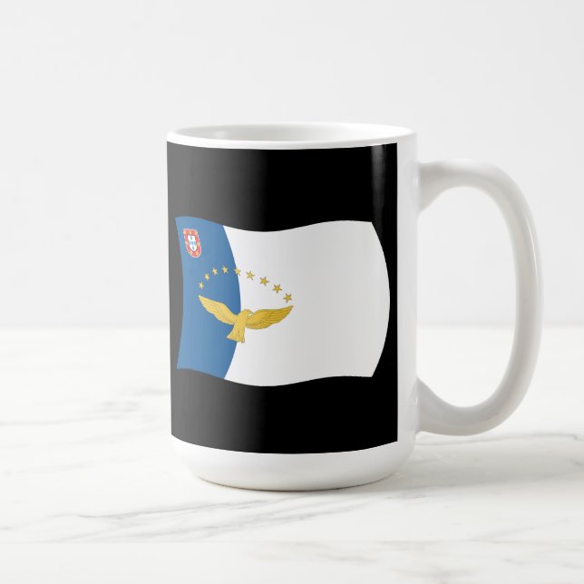 Azorerna Flagga Mugg (Höger)