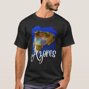 Azorerna Flagga Patriotic Portuguós Roots Azres So T Shirt