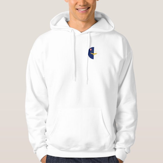 Azorerna, flagga T-Shirt Hoodie (Framsida)