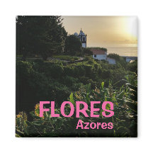 Azorerna: Flores Panoramic Kitchen Magnet