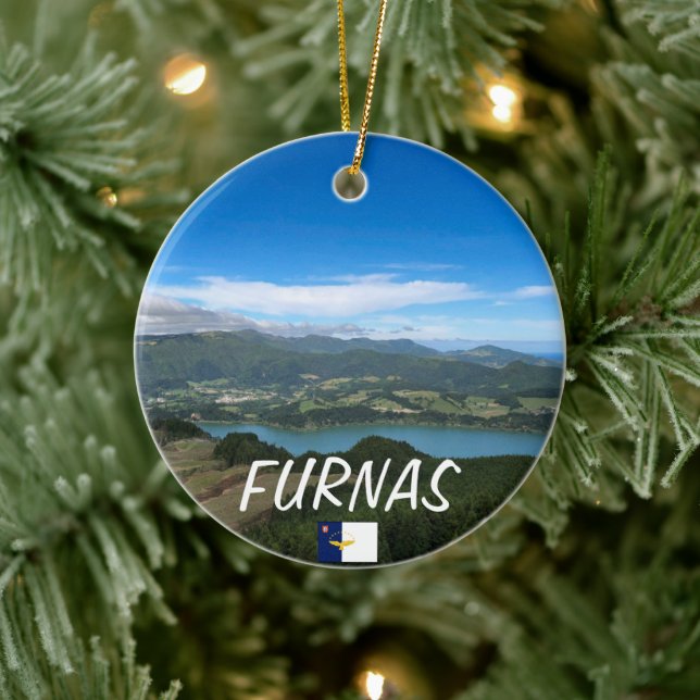 Azorerna: Furnas Jul-Anpassningsbarna Ornament (Träd)