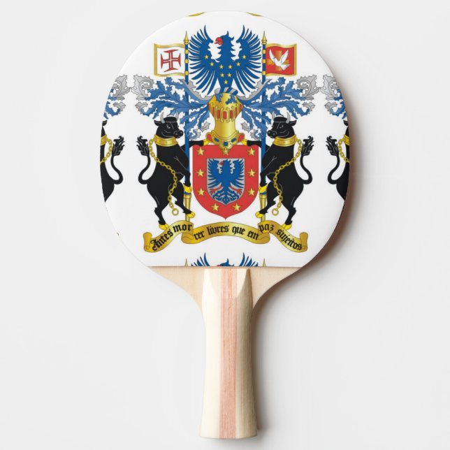 Azorerna mönster  pingisracket (Framsidan)