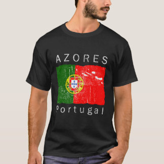 Azorerna - öarna Portugal Flagga I Kärlek Portugal T Shirt