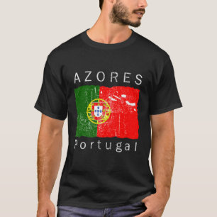 Azorerna - öarna Portugal Flagga I Kärlek Portugal T Shirt