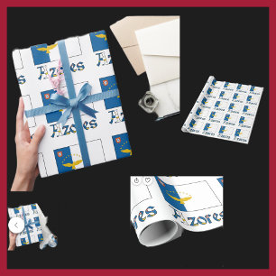 Azorerna och Flagga Presentpapper