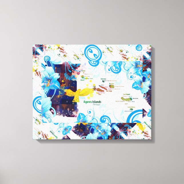 Azorerna, Portugal Canvastryck (Framsida)