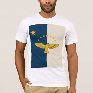 Azorerna, Portugal, Flagga-Inspired T-Shirt - ön P