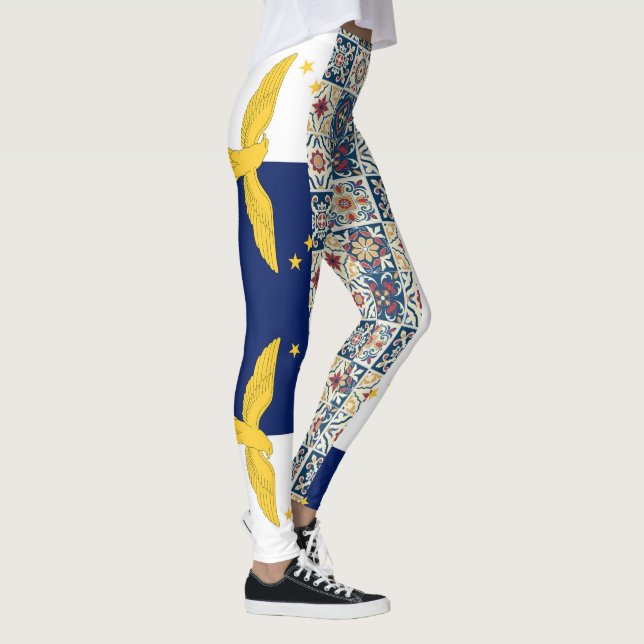 Azorerna, Portugal Leggings (Höger)