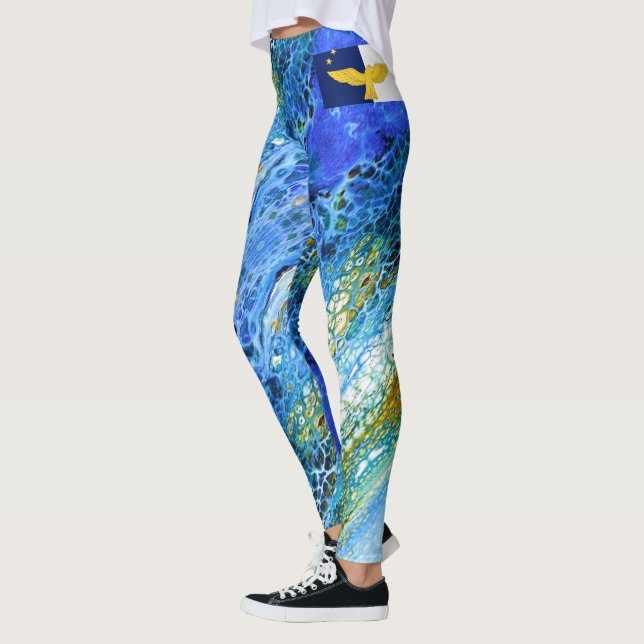 Azorerna, Portugal Leggings (Vänster)