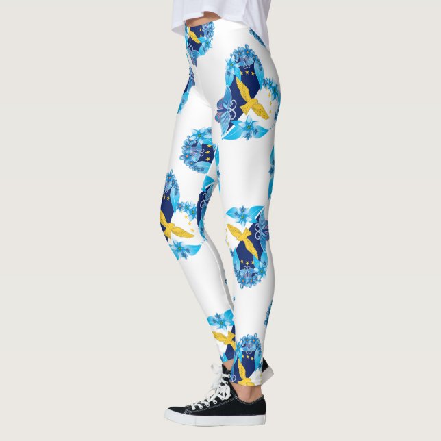 Azorerna, Portugal Leggings (Vänster)