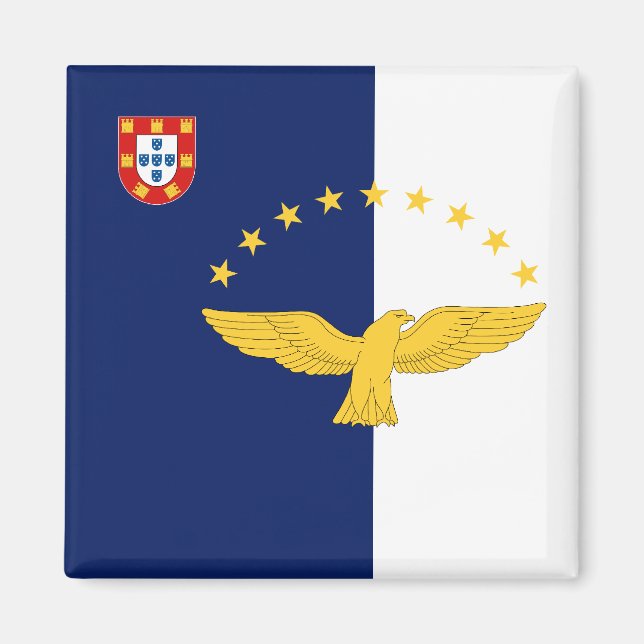 Azorerna, Portugal Magnet (Framsidan)