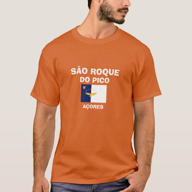 Azorerna - São Roque do Pico Shirt Tee (Framsida)
