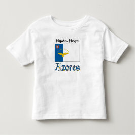 Azorernas Flagga Personlig T Shirt