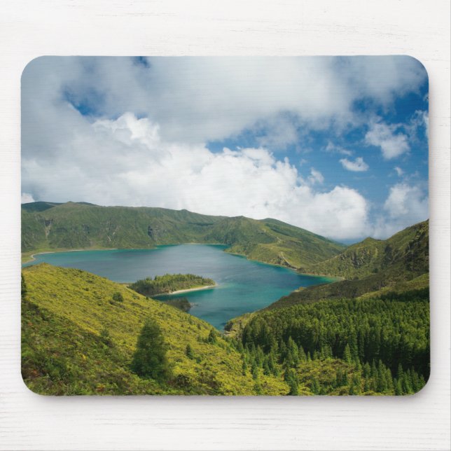Azorernas landskap Mousepad Musmatta (Framsidan)