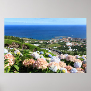 Azorernas landskap poster