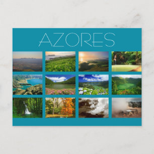 Azorernas landskap vykort