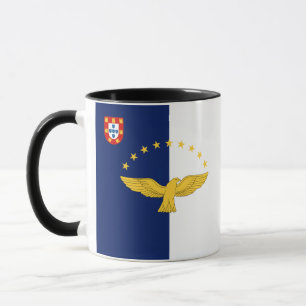 Azorernas öar flagga Mugg