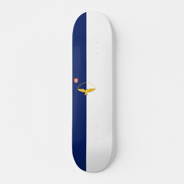 Azorernas öar flagga Skateboard (Framsida)