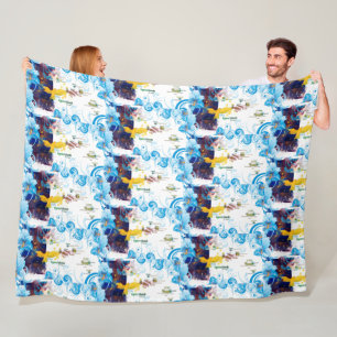 Azorernas utformning fleecefilt