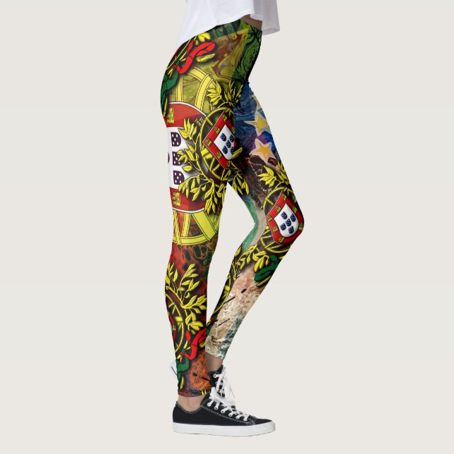 Azorernas utformning leggings (Höger)