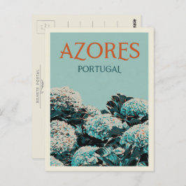 Azorernas vattenområden, exempel Portugal Vykort
