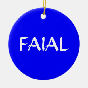 Azores Faial beställnings- julprydnad Julgransprydnad Keramik