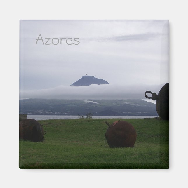 Azores, Faial Island Magnet (Framsidan)