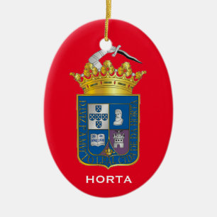 Azores Horta Faial julprydnad Julgransprydnad Keramik