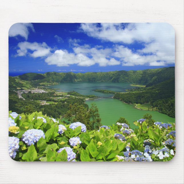 Azores landskap Mousepad Musmatta (Framsidan)