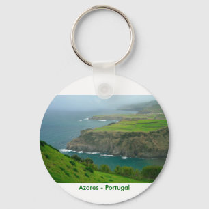 Azores landskap nyckelring