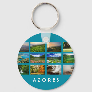 Azores landskap nyckelring