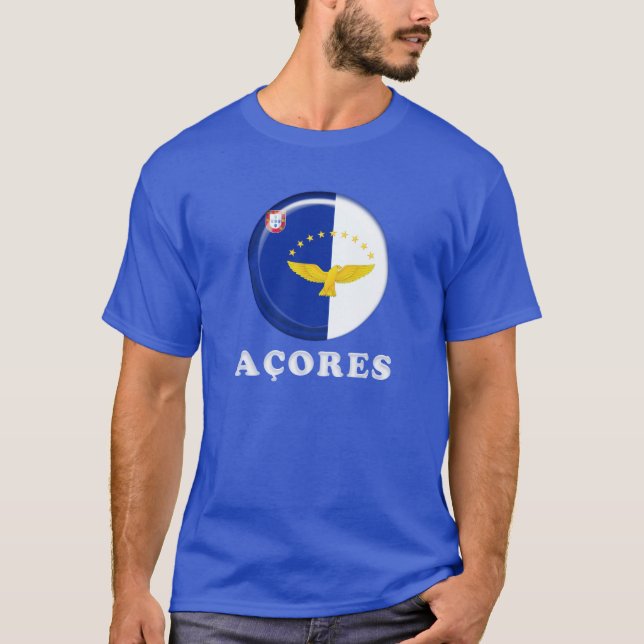 Azores öflagga t-shirt (Framsida)