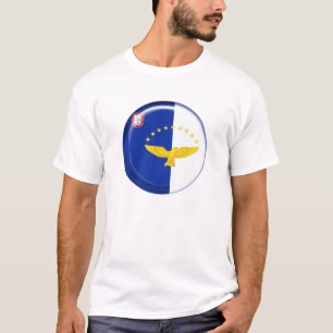 Azores öflagga tee shirt