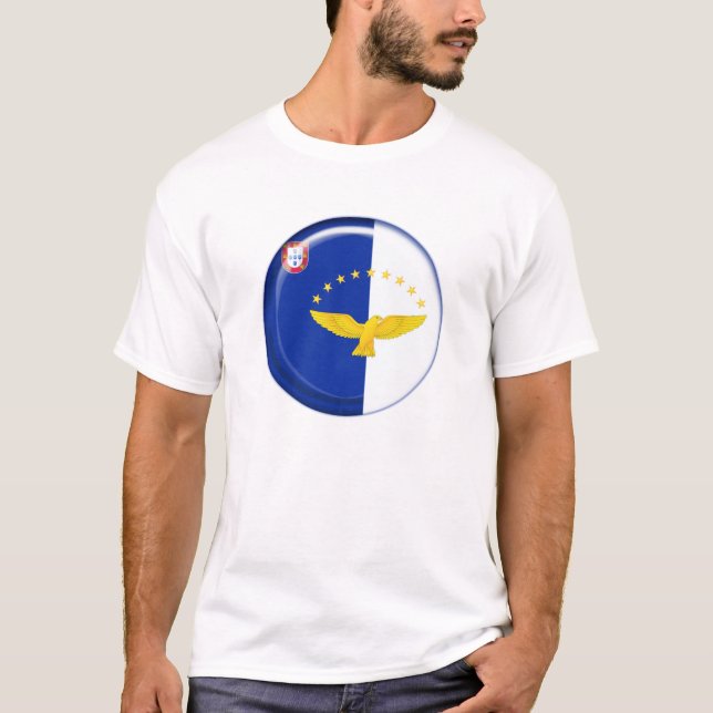 Azores öflagga tee shirt (Framsida)