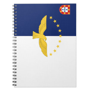 Azores (Portugal) flagga Anteckningsbok