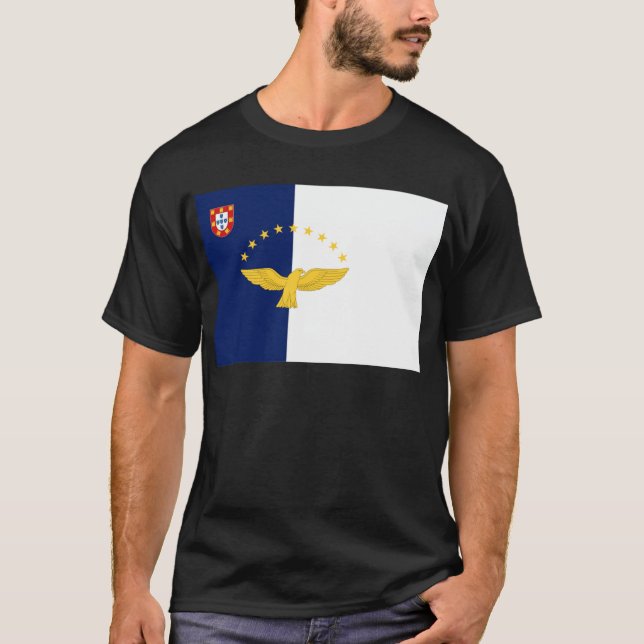 Azores (Portugal) flagga Tröja (Framsida)