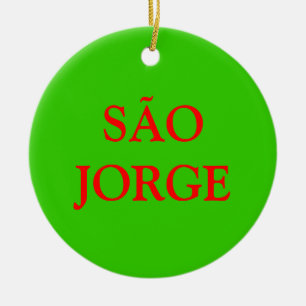 Azores SÃO JORGE julprydnad Julgransprydnad Keramik