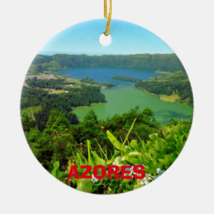 Azores Sete Cidades julprydnad Julgransprydnad Keramik