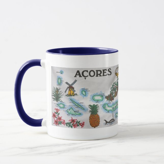 Azores souvenir mugg (Vänster)