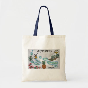 Azores souvenir tygkasse