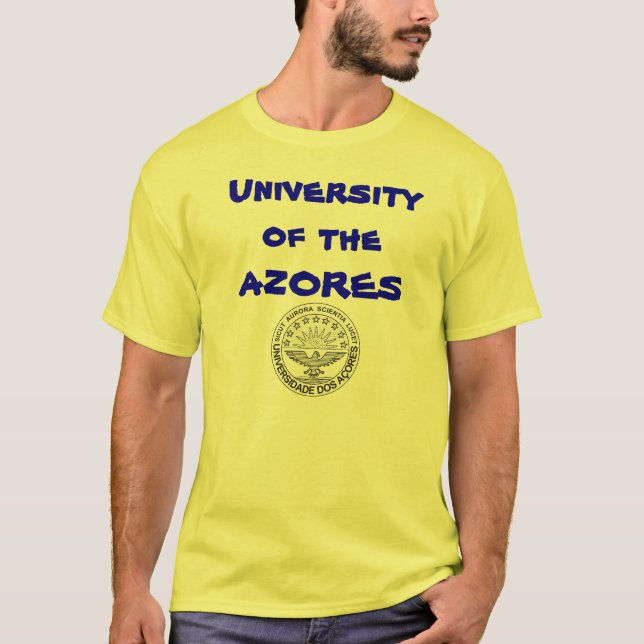 Azores universitetenT-tröja T-shirt (Framsida)