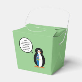 Azorisk talande fru Pingvin Personlig  Presentaskar